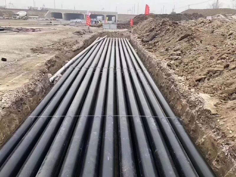 山東電力公司與我公司簽訂熱浸塑電力塗塑穿線管供應合同